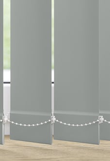 Orion (Blackout), Mid Grey - Vertical Blind Slats